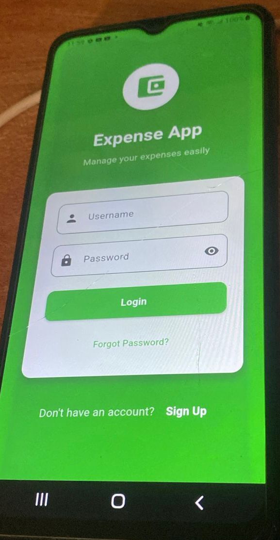 Flutter Expense App